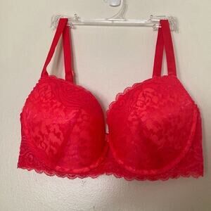 36d xoxo pink bra wireless lightly lined